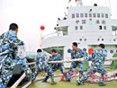 中国海军驻西沙某部官兵